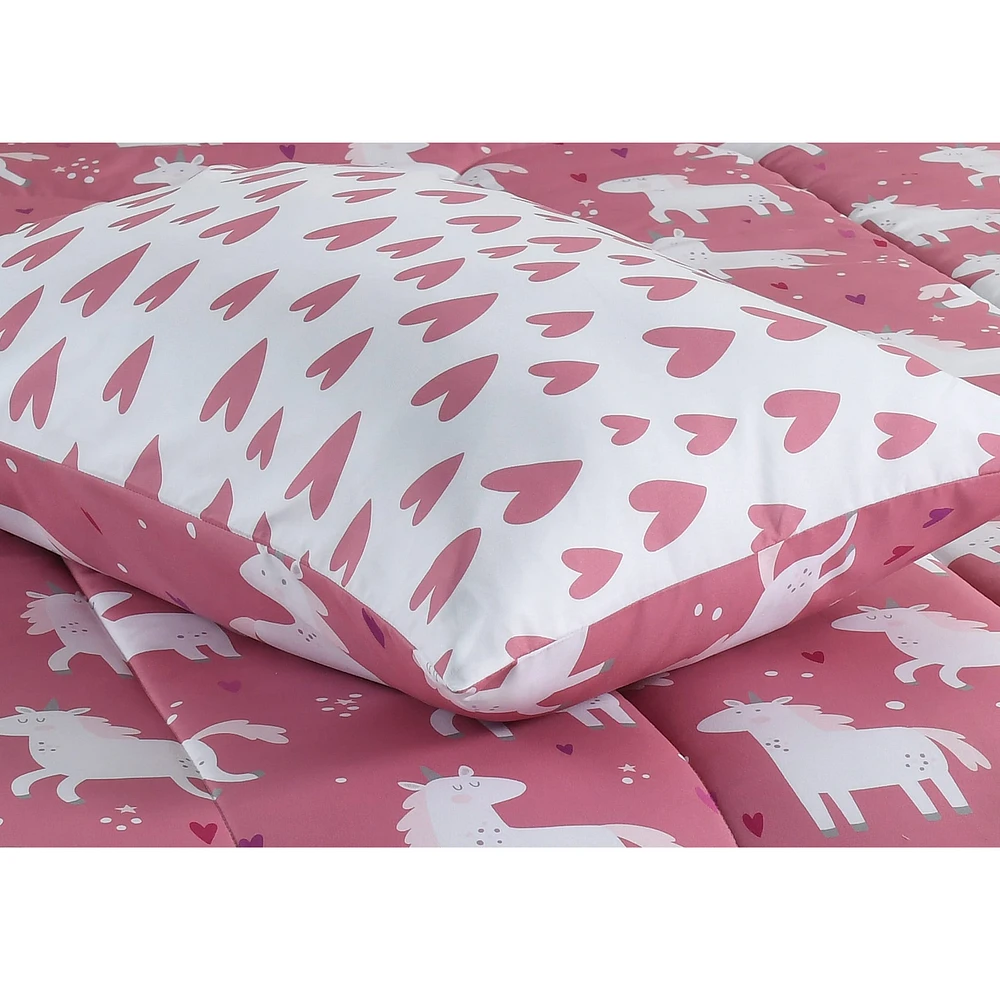 Douillette Lit Simple - Licornes