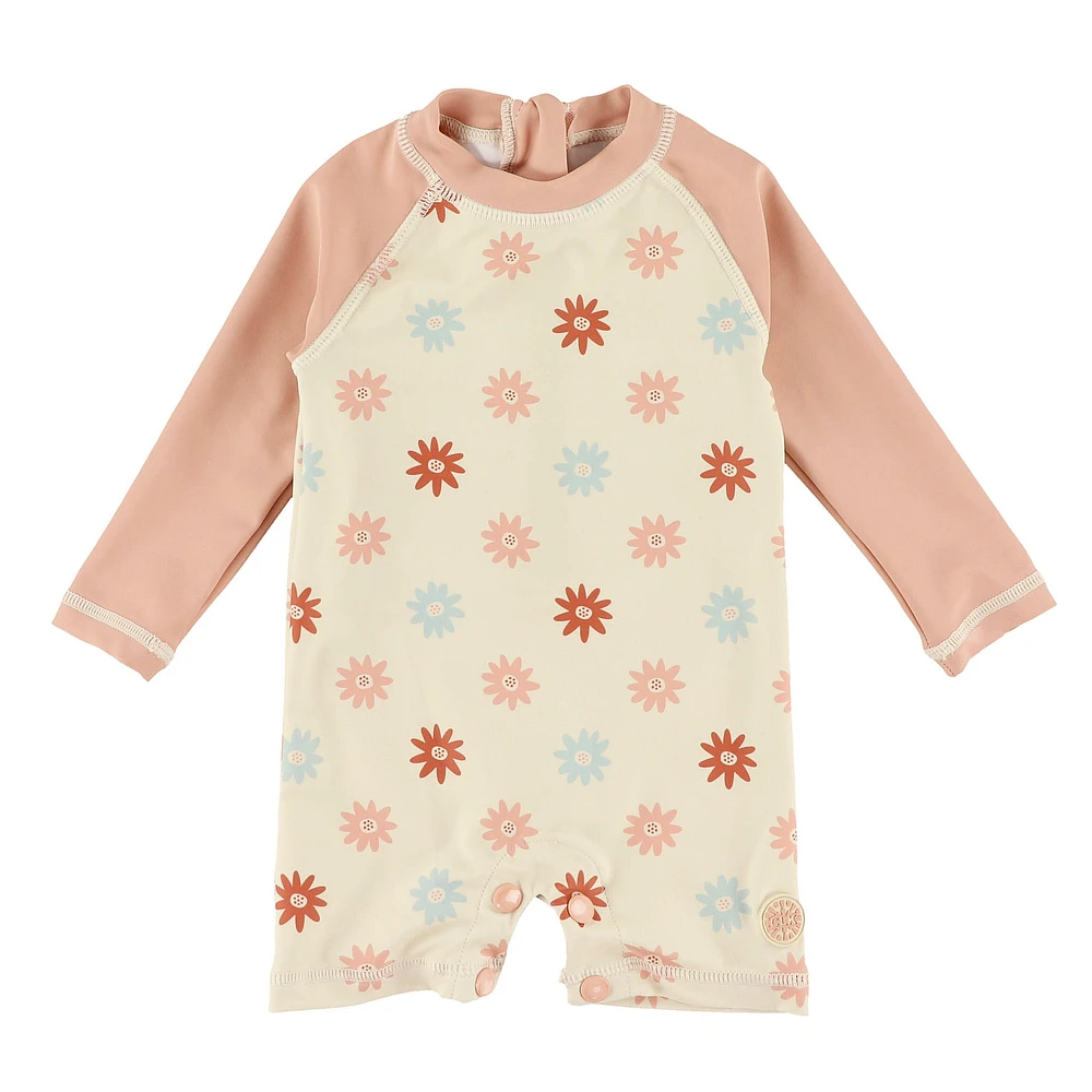 Maillot UV Fleurs 3-24mois