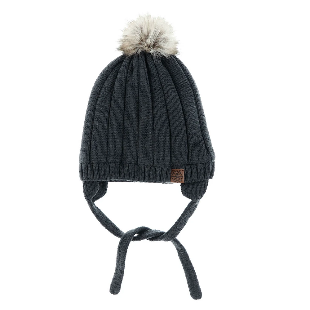 Tuque Pompon Tricot 0-18mois