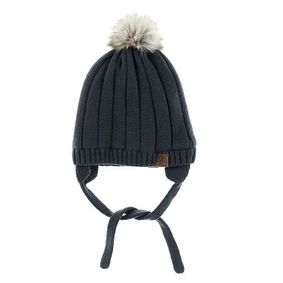 Tuque Pompon Tricot 0-18mois