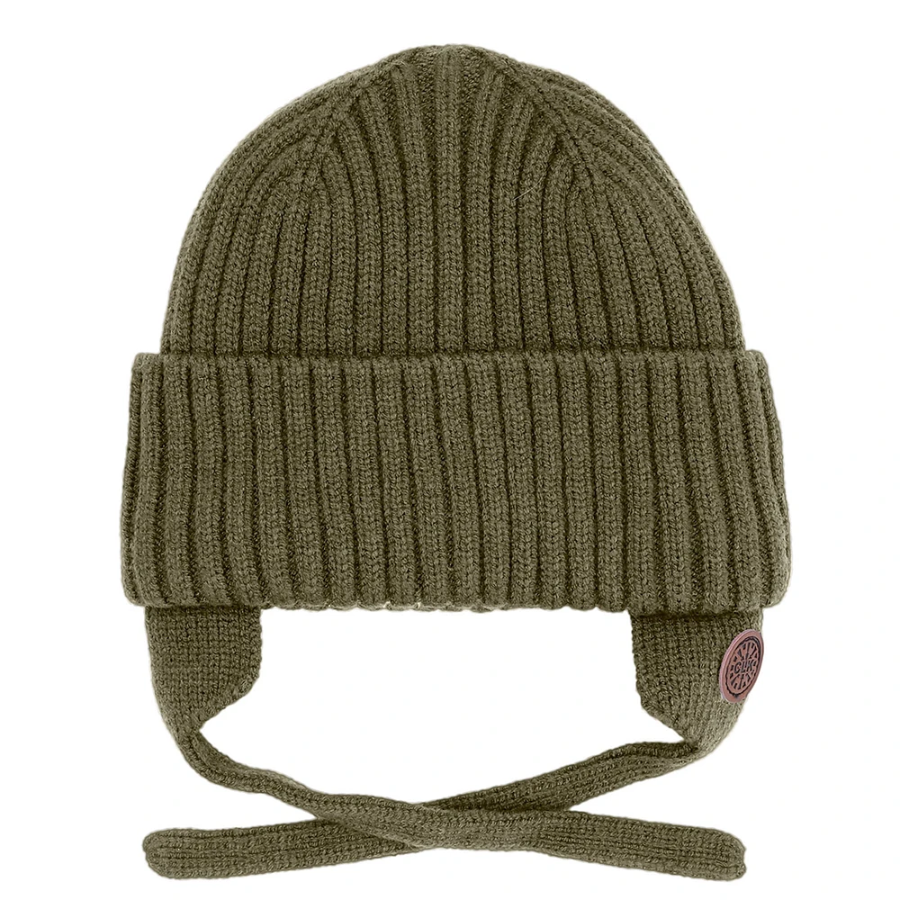 Ribbed Knit Beanie 0-18m