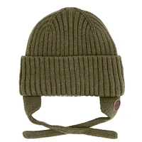 Ribbed Knit Beanie 0-18m