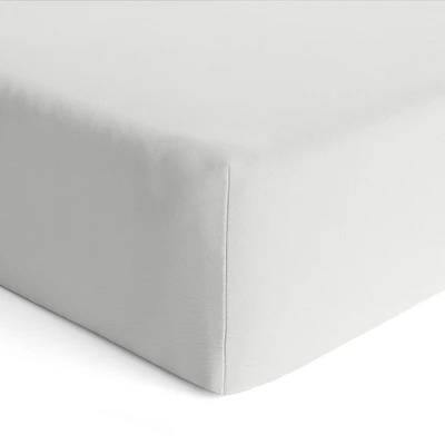 Crib Fitted Sheet - White Ivory