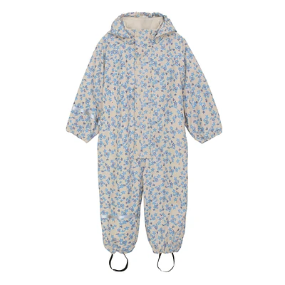 Ensemble Extérieur PU Imprimée Fleurs 6mois-5ans