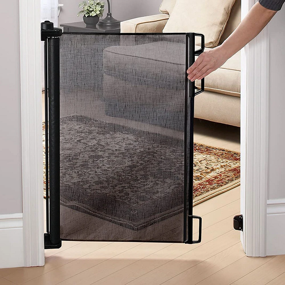Safety Gate Retractable - Black
