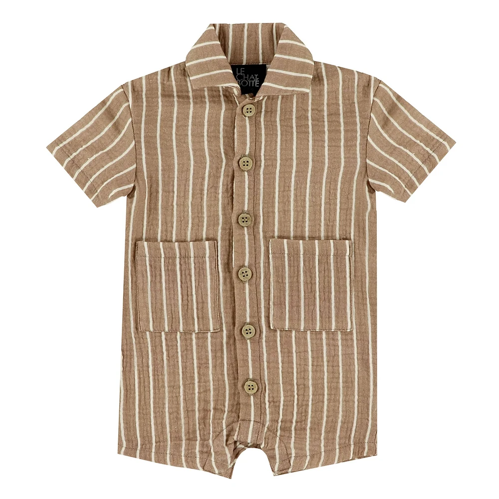 Horizon Muslin Romper 3-24m