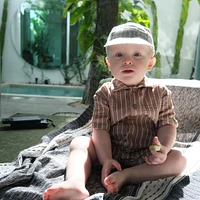 Horizon Muslin Romper 3-24m