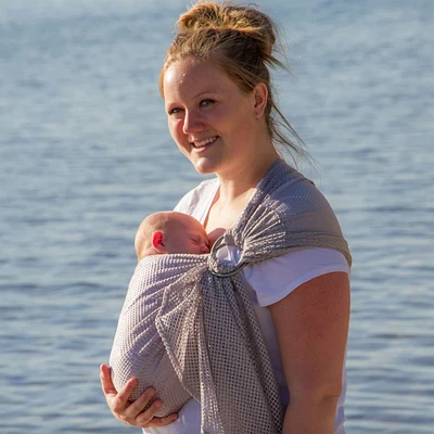 Écharpe Ajustable AIR  (Ring-Sling) - Gris