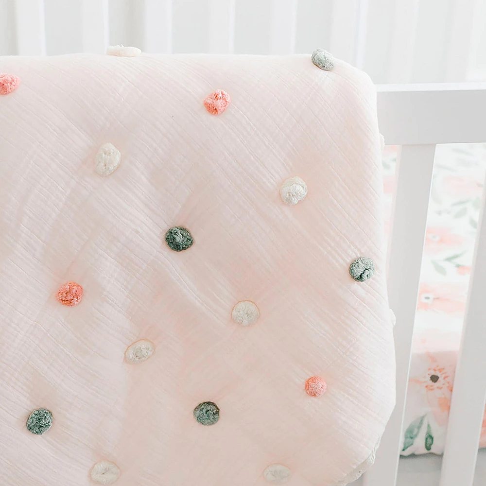 Couverture à Pompons Parker