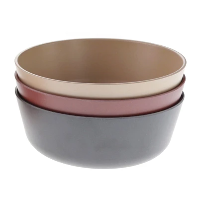 Bol en Bambou Paquet de 3 - Fog/Beet/Océan