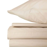 Ensemble Draps Lit Double - Beige