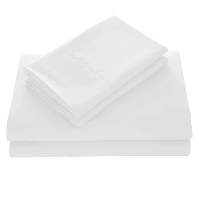 Ensemble de Draps Lit Double - Blanc