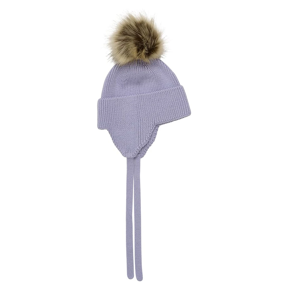 Pompom Knit Beanie 2-4y