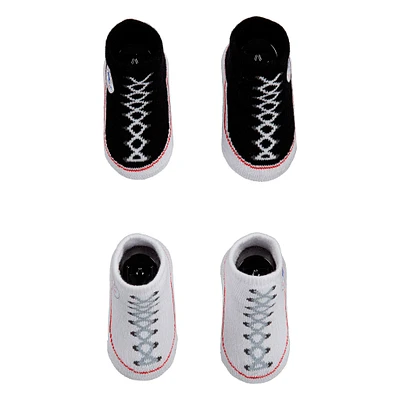 Bas Converse Paquet de 2 0-6mois
