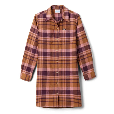Calico Basin™ Flannel Long Sleeve Dress 8-16y