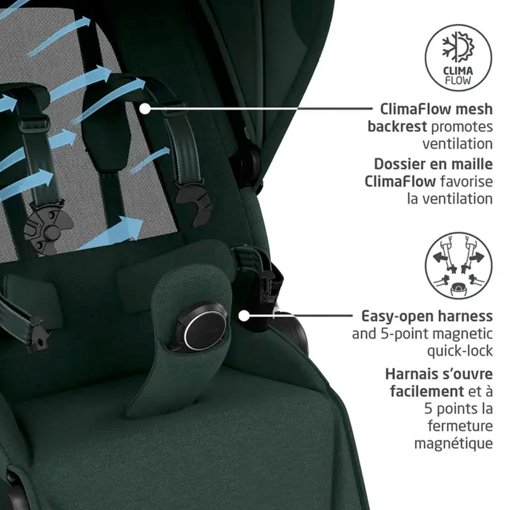 Fame Stroller - Twillic Green