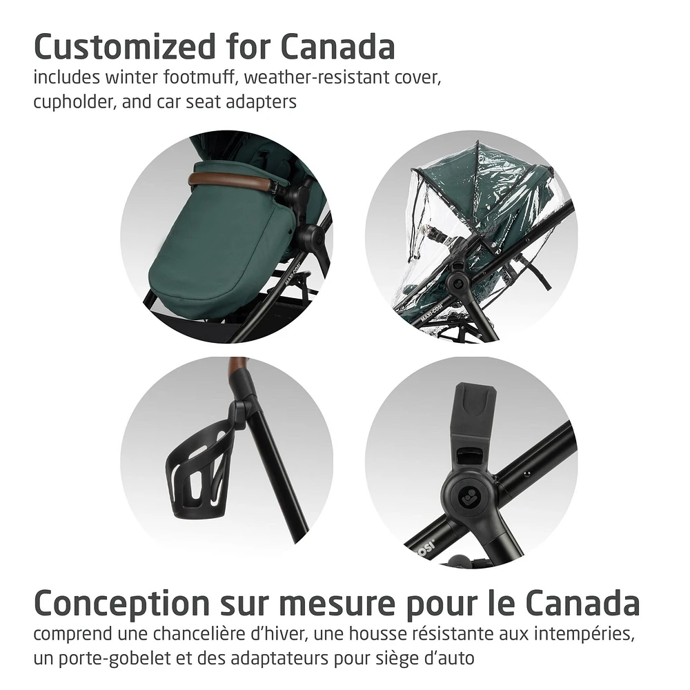 Zelia Luxe 5-in-1 Modular Travel System