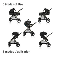 Système de Voyage Zelia Luxe 5 en 1 - New Hope Black
