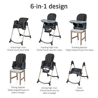 Chaise Haute Minla 6-en-1 - Beyond Graphite