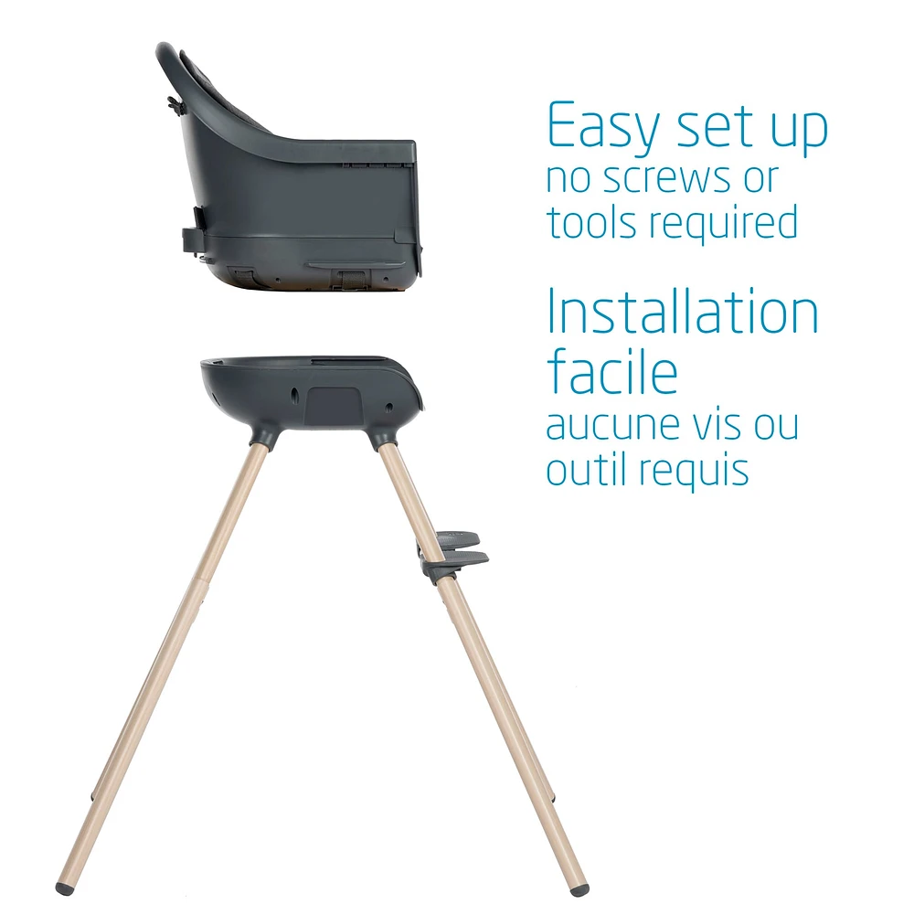Chaise Haute Moa 8-en-1 - Beyond Graphite