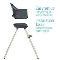 Chaise Haute Moa 8-en-1 - Beyond Graphite
