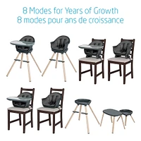 Chaise Haute Moa 8-en-1 - Beyond Graphite