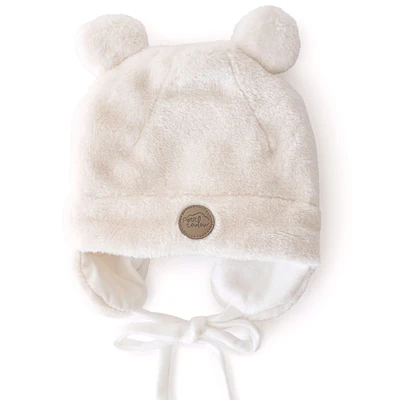Tuque Ourson Crème 6-12mois