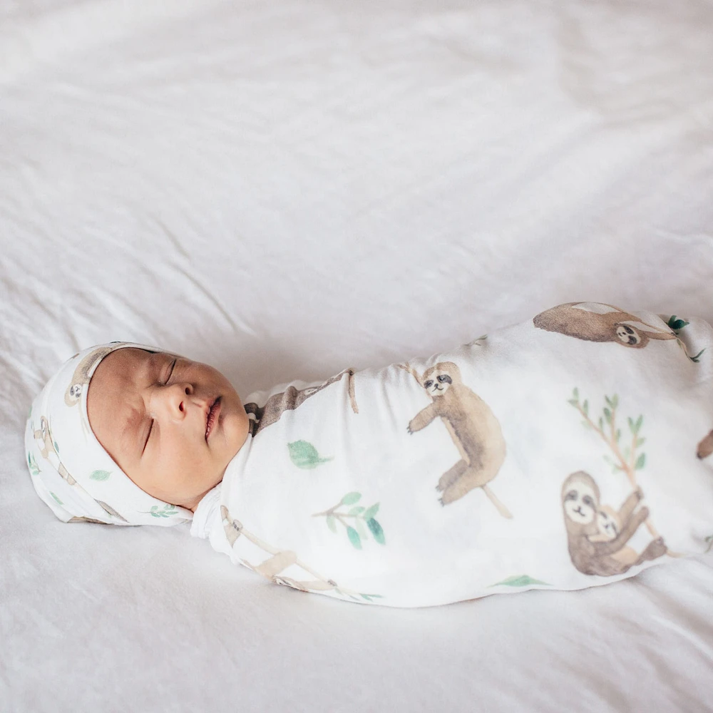 Top Knot Hat 0-4m - Noah 