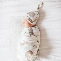 Top Knot Hat 0-4m - Noah 
