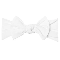 Knit Headband 0-4months - White Dove