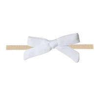 Ribbon Nylon Bow - Dove