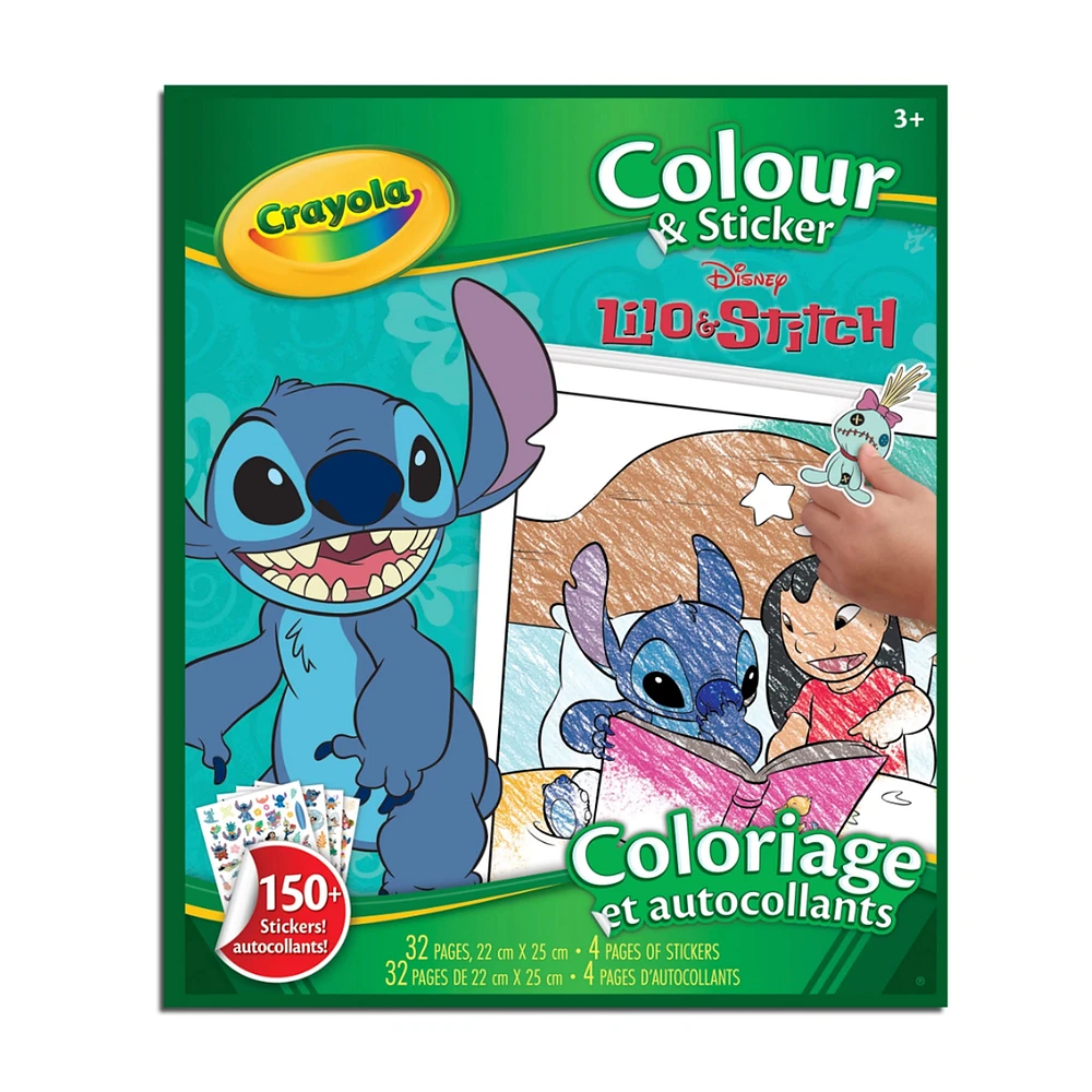 Coloriage Et Autocollants Lilo et Stitch