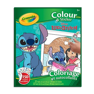 Coloriage Et Autocollants Lilo et Stitch