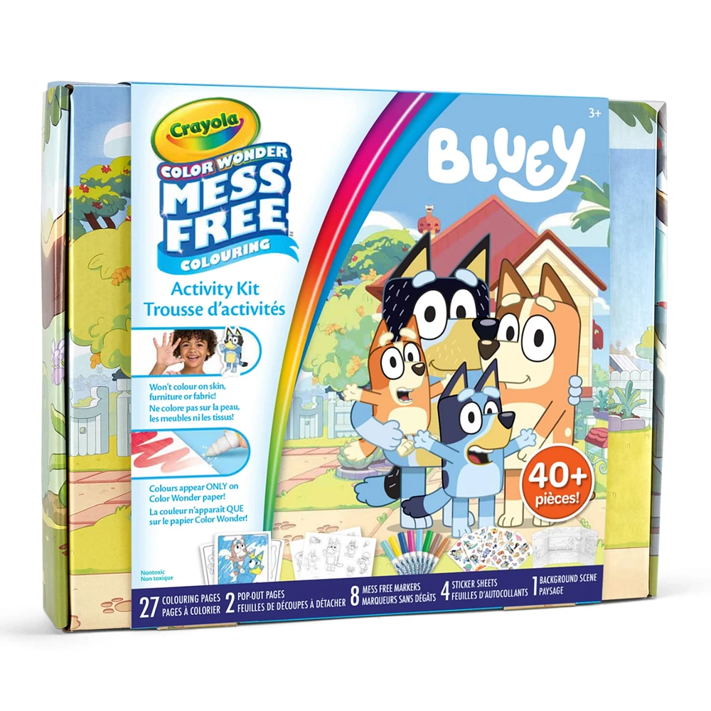 Trousse D'Activités Crayola Sans Dégats Bluey