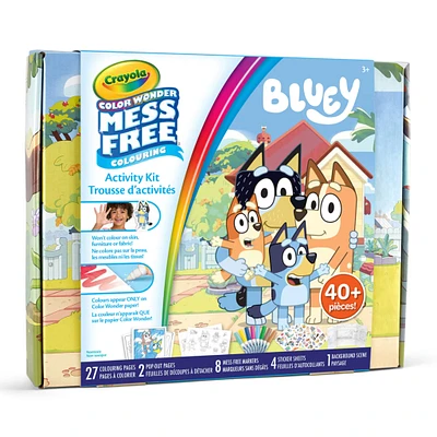 Trousse D'Activités Crayola Sans Dégats Bluey