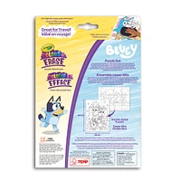 Ensemble  de Puzzles Réutilisables Crayola Colorie et Efface de Bluey