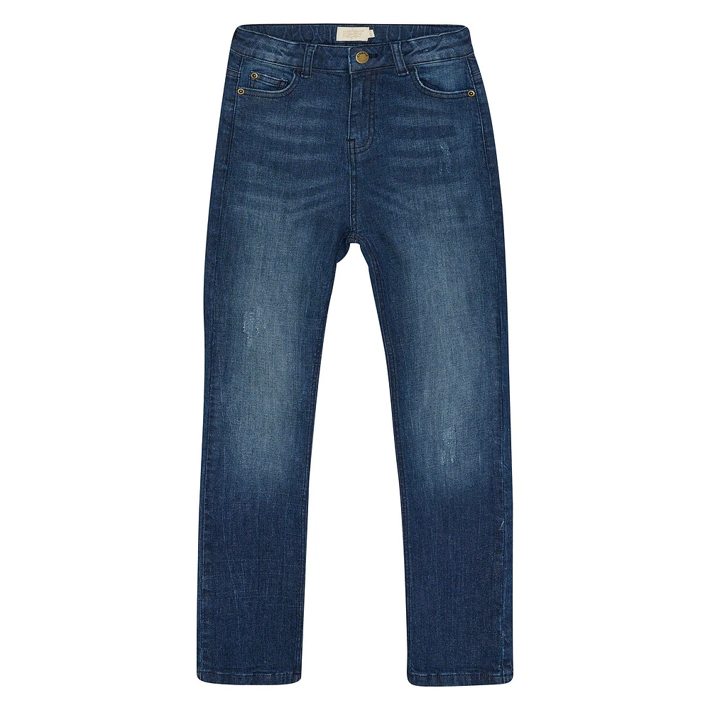 Regular Straight Jeans 7-14y
