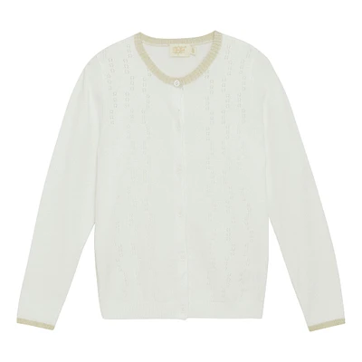 Cardigan Pointelle 2-6ans