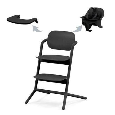 LEMO 2 High Chair 3-in-1 - Stunning Black