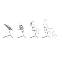 Chaise LEMO 2 - Gris Suède
