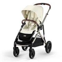 Gazelle S Stroller - Taupe Frame with Seashell Beige Seat