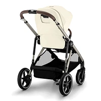 Gazelle S Stroller - Taupe Frame with Seashell Beige Seat