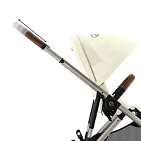 Gazelle S Stroller - Taupe Frame with Seashell Beige Seat