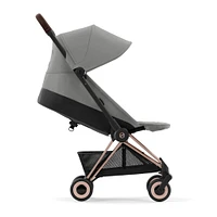 Poussette Coya - Cadre or rose avec siège gris mirage