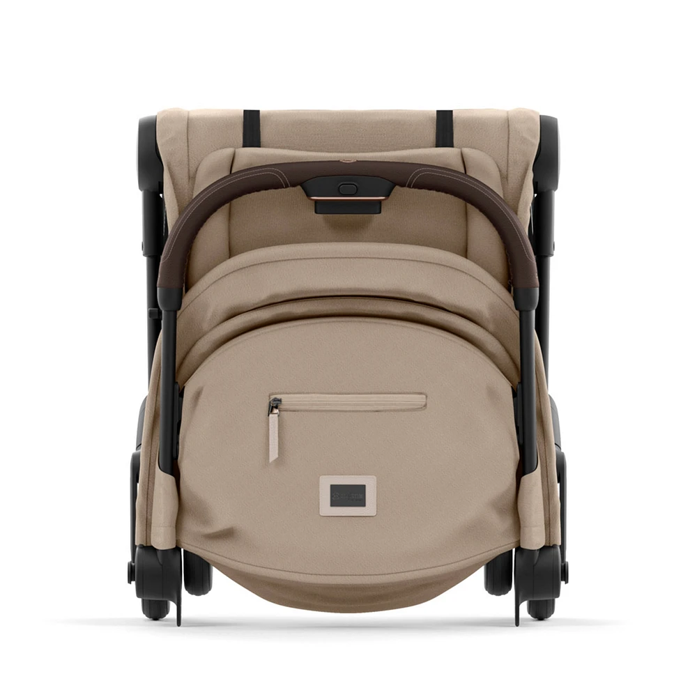 Coya Stroller - Rose Gold Frame with Sepia Beige Seat