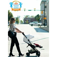 Coya Stroller - Rose Gold Frame with Sepia Beige Seat