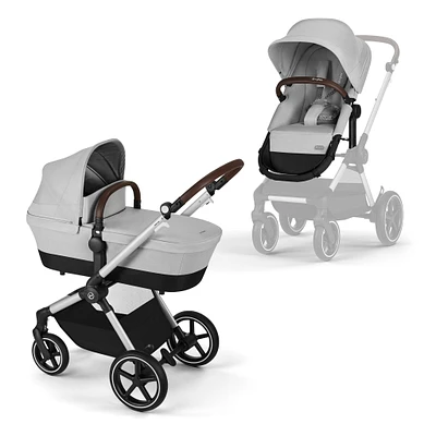 Poussette 2-en-1 EOS Lux - Gris Lava