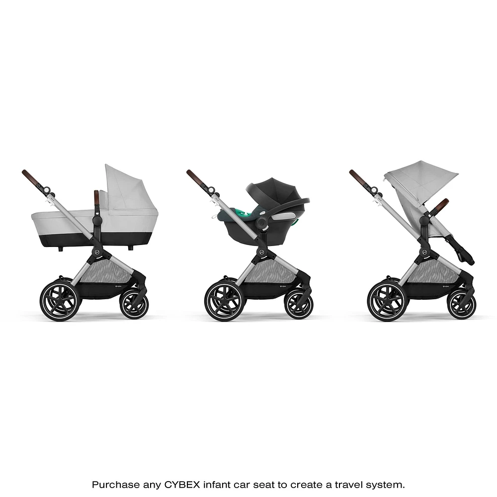 Poussette 2-en-1 EOS Lux - Gris Lava