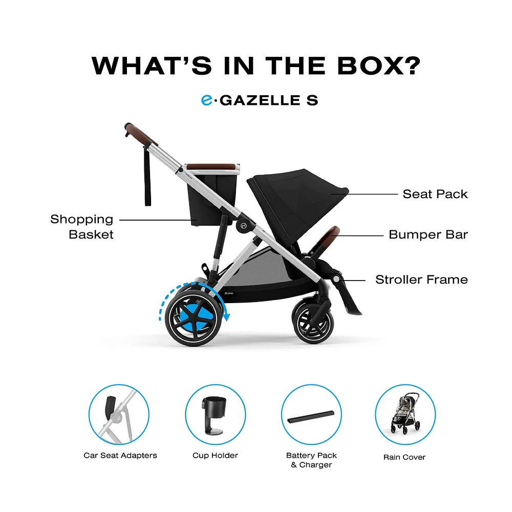 Poussette eGazelle S