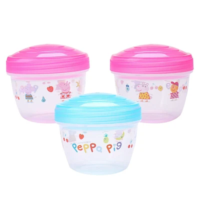 Ensemble (3) Contenants Peppa Pig